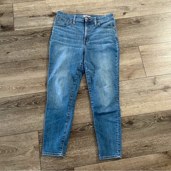Madewell Curvy High-Rise Skinny Crop Jeans in Lander Wash Size 31 - Picture 3 of 12
